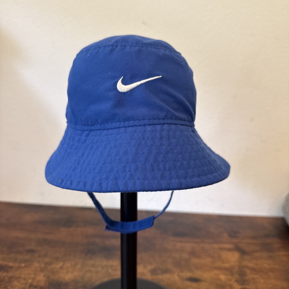 Nike Infant Bucket Sun Hat Tropical Twist Blue UPF 40+ 2682-U89 6-12 Months